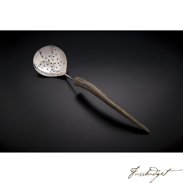 Silver Star Pattern Berry Spoon-Fussbudget.com