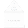 Skyline Silhouette Invitation Envelope