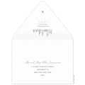 Skyline Sketch Invitation Envelope