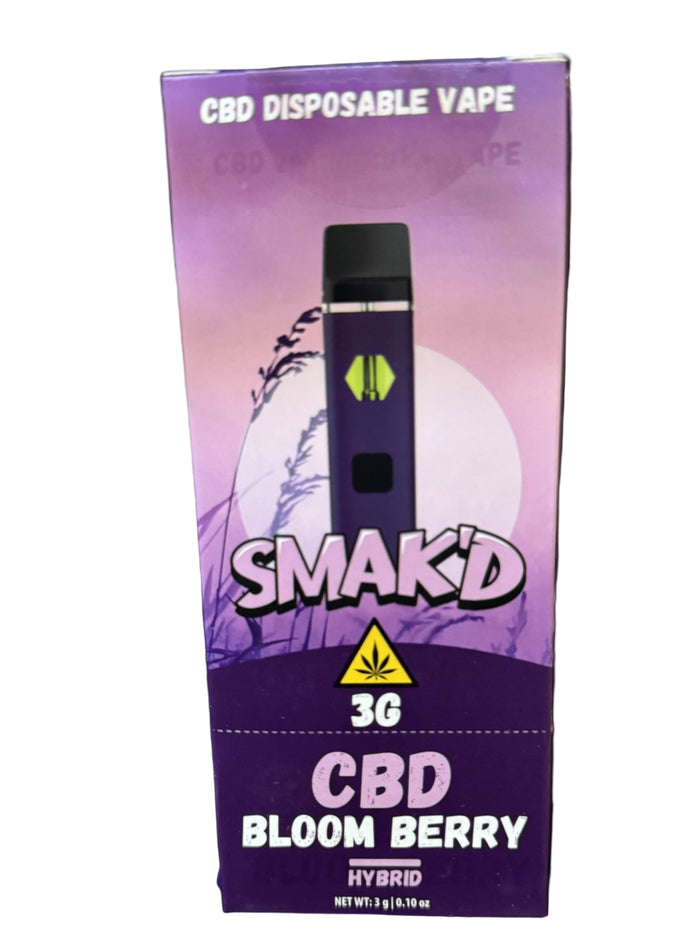 Smak'd CBD 3g Disposable (5pk)