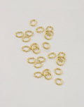 Smooth Oval Jump Ring, 6x5mm, 19ga, (24pcs)