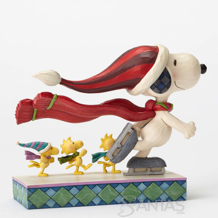 Snoopy, Woodstock and Friends - Skate Mates Jim Shore