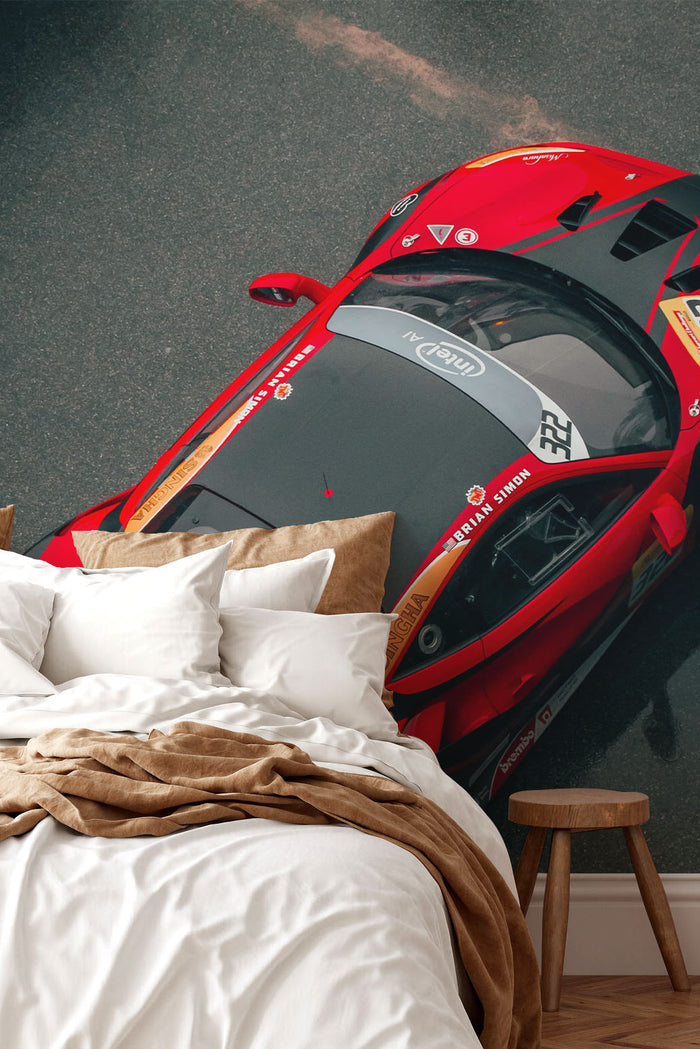 Sports Car Overhead View