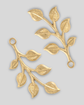 Spring Leaves, 37x18mm, (2pcs)