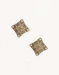 Square Dapped Filigree, 15mm, (2pcs)