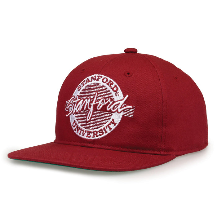 Stanford Cardinal Retro Circle Snapback - Cardinal, alternate view 1