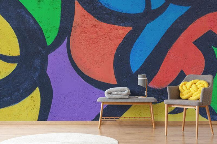 Street Colors Mural-Wall Mural-Eazywallz