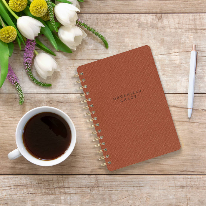 Studio Oh! - Agatha Notebooks - Organized Chaos (Cinnamon Brown)