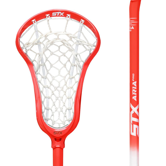 STX Aria Pro LE Collegiate Women's Complete Lacrosse Stick - Red