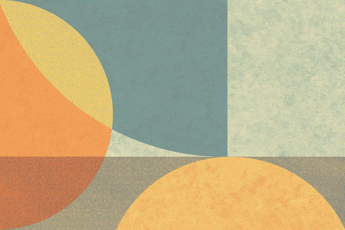 Sun Gold & Sky Geometry