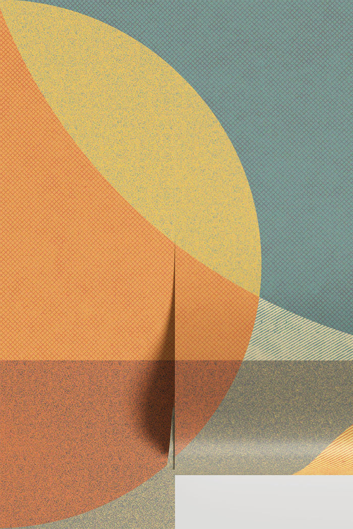 Sun Gold & Sky Geometry
