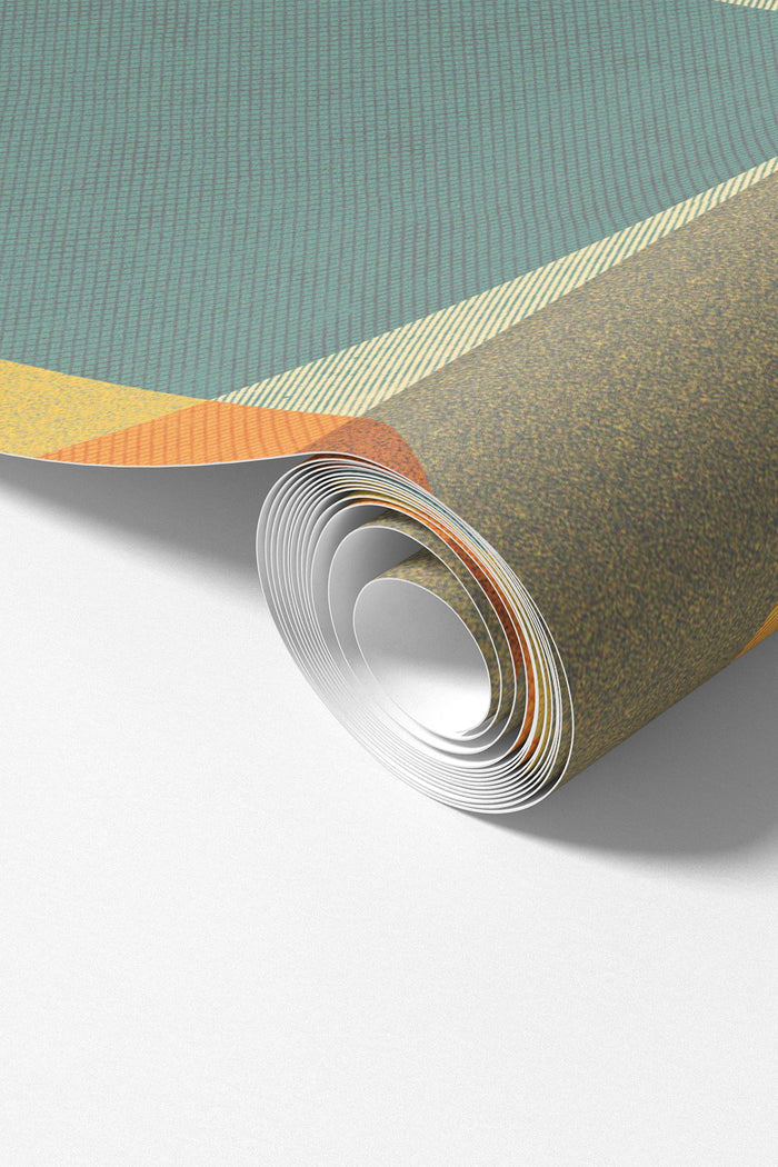 Sun Gold & Sky Geometry