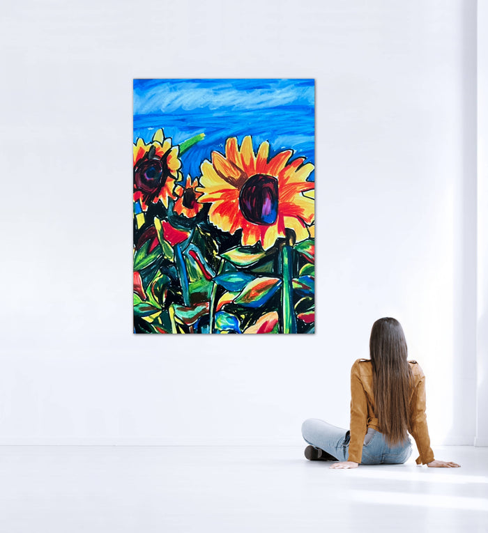 Sunflower Field - Art Prints