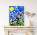 Sunny Day - Printable Painting, Digital Download