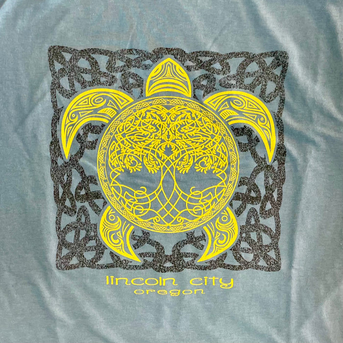 T-shirt Unisex - Celtic Sea Turtle Sea Breeze