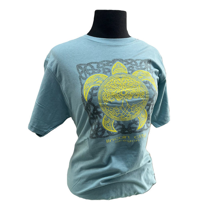 T-shirt Unisex - Celtic Sea Turtle Sea Breeze