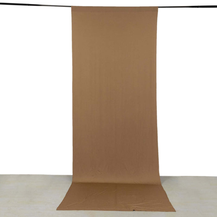 Brown fabric backdrop for photography studio use