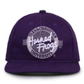 TCU Horned Frogs Retro Circle Snapback - Purple, front view