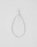 Teardrop Middle Loop Drop, 47x25mm, (2pc)
