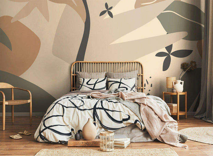 Southern Abstract Jungle Wall Mural-Wall Mural-Eazywallz