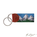 Tetons Needlepoint Key Fob-Fussbudget.com