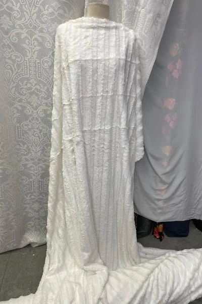 Textured Minky - White