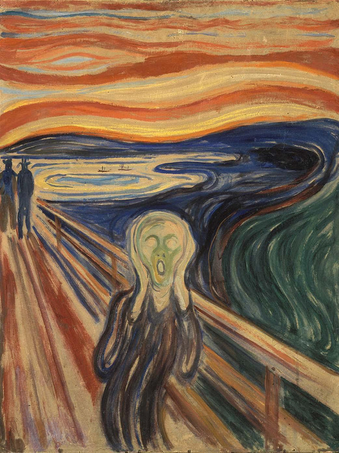 The Scream Wall Mural-Wall Mural-Eazywallz