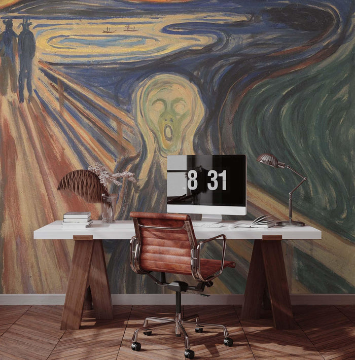 The Scream Wall Mural-Wall Mural-Eazywallz