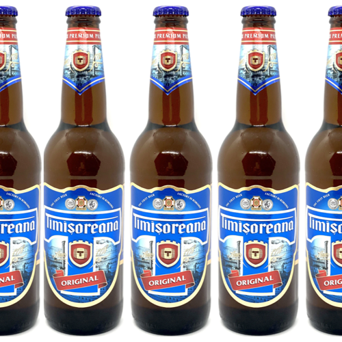 Timisoreana Lux Premium Pils Beer CASE of 20 x 0.5L Bottles (Timisoreana)