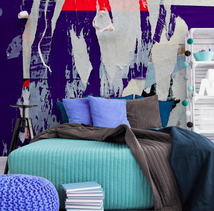 Torn Posters 2 Wall Mural-Wall Mural-Eazywallz