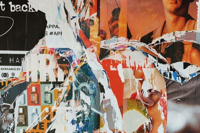 Torn Posters 5 Mural Wallpaper-Wall Mural-Eazywallz