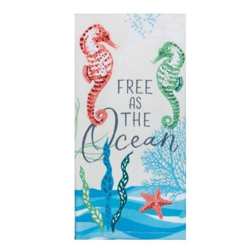 Towel - Terry Free as the Ocean Dual Purpose