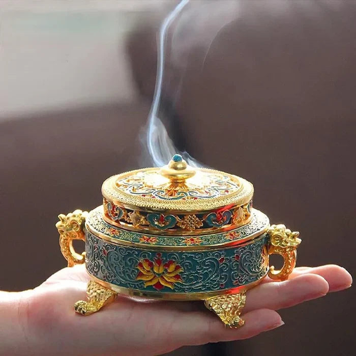 Traditional Tibetan Incense Censer