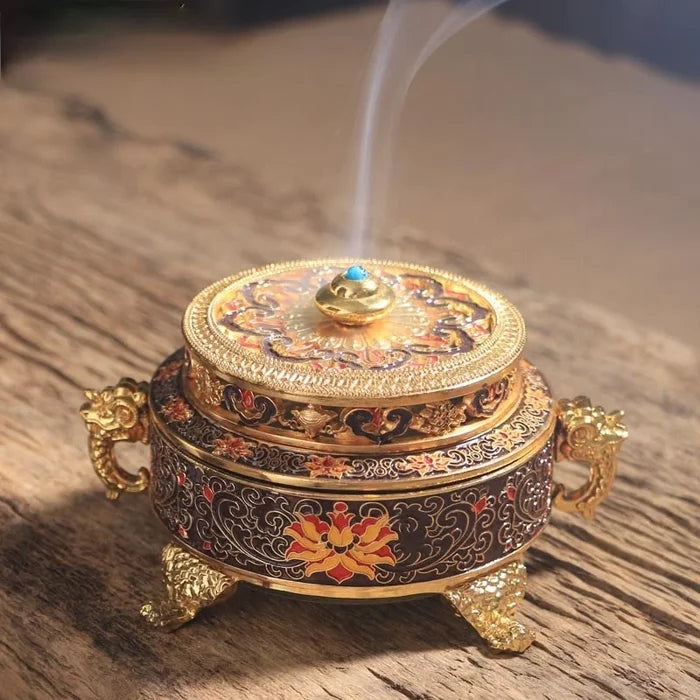 Traditional Tibetan Incense Censer
