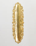 C2HV001 Brass floral escutcheon plate
