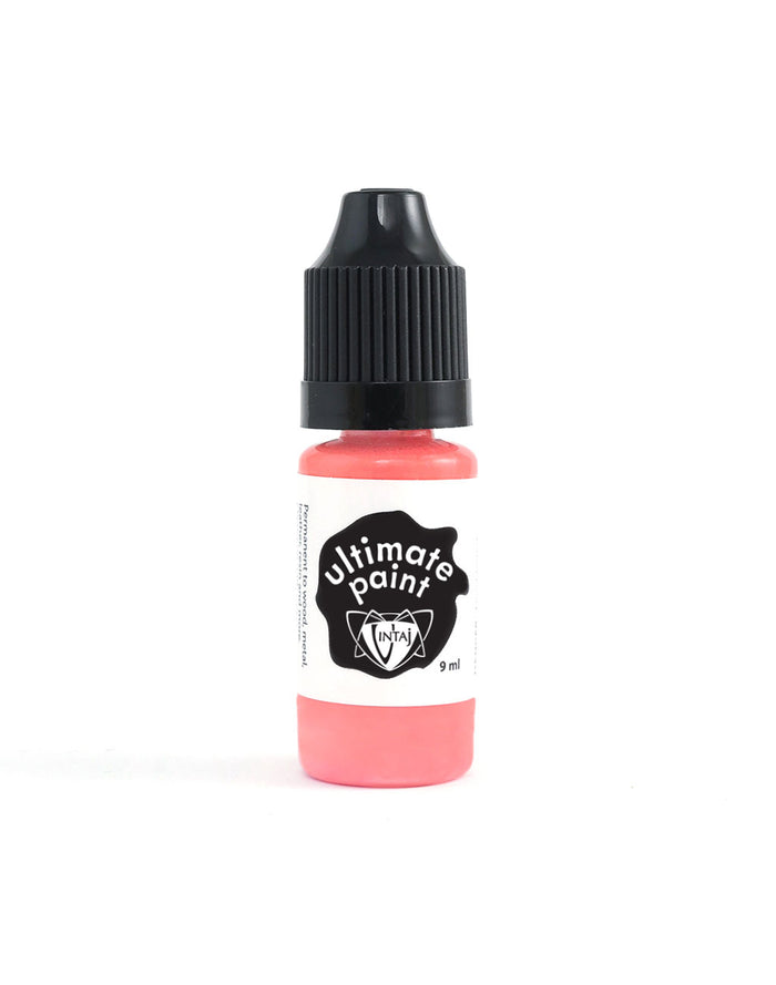 Coral-colored Ultimate Paint bottle