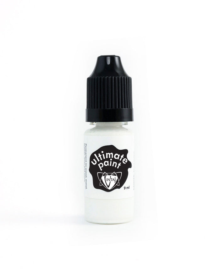 Marble effect paint bottle