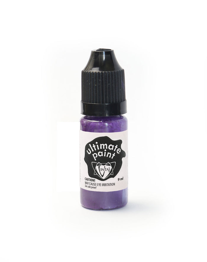 Purple fluorite paint bottle
