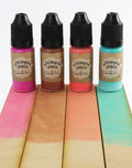 Desert Sunset stain set with colorful wood samples
