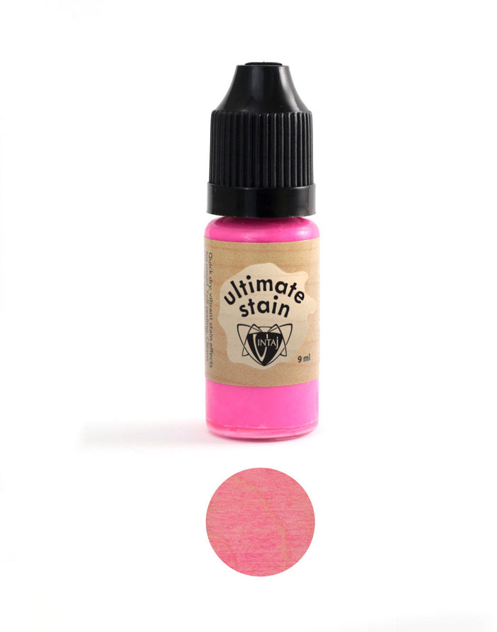 Pink sunset stain bottle