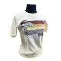Unisex T-shirt - Line Art Wave Parchment