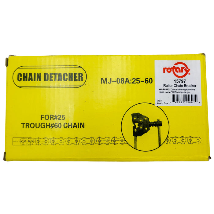 USA Made Roller Chain Breaker 1/4"-3/4" Pitch Sizes 35-60