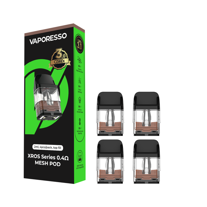 Vaporesso XROS Series Corex 3.0 Top Fill Pod 1ct 4pk