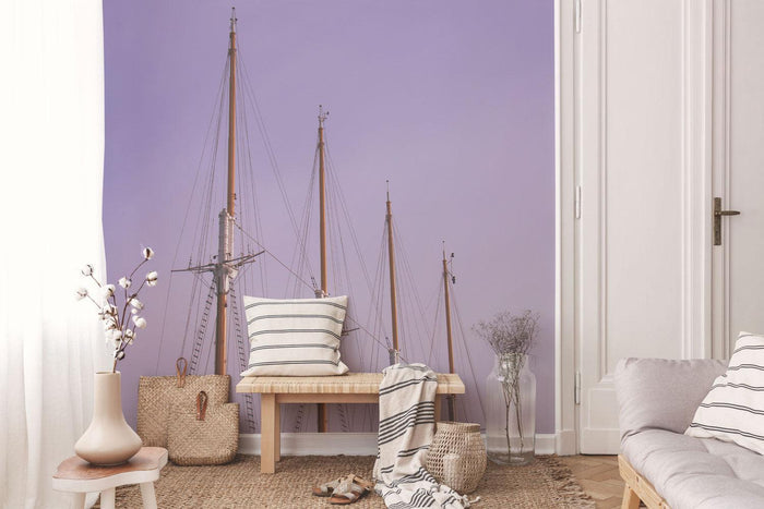 Vertical Sails Wall Mural-Wall Mural-Eazywallz
