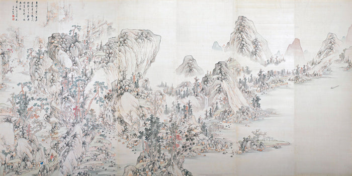 Vintage Japanese Autumn Landscape
