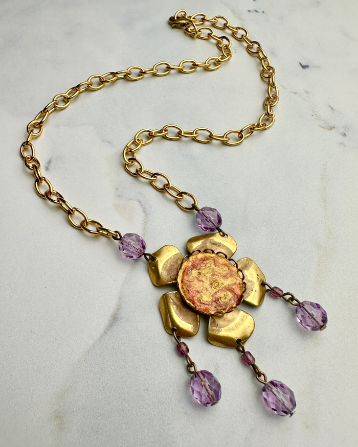 Vintage Jewelry Box Complete Necklace Kit no 2