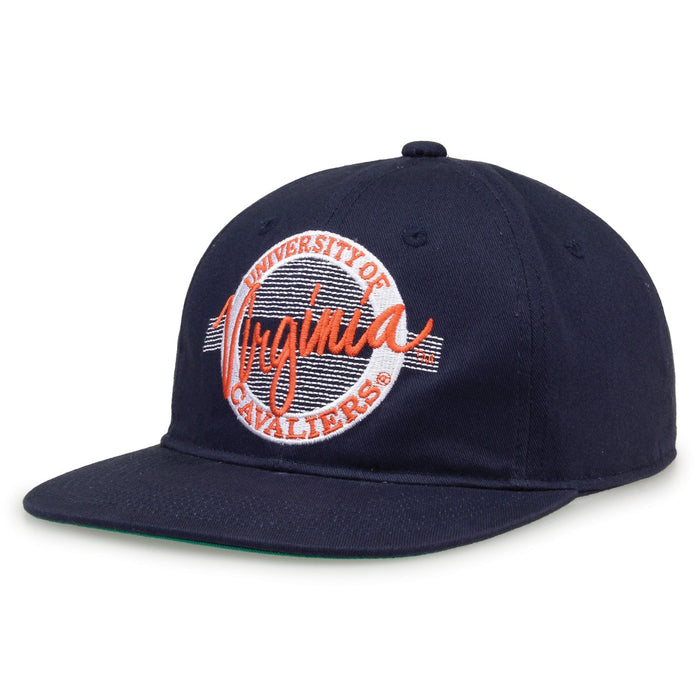 Virginia Cavaliers Retro Circle Snapback - Navy, alternate view 1