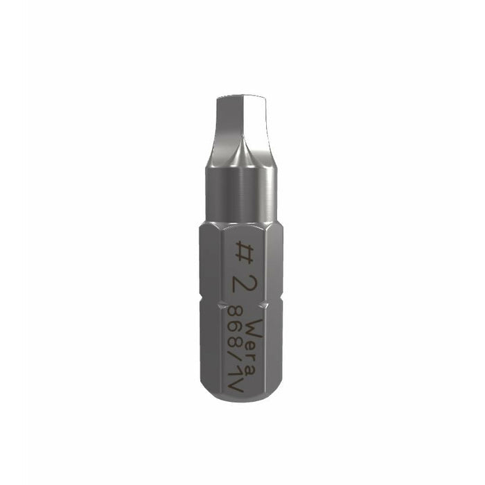 Wera 05066394001 868/1 V # 2 X 25 Mm Bits For Square Socket Head Screw, 1-Piece