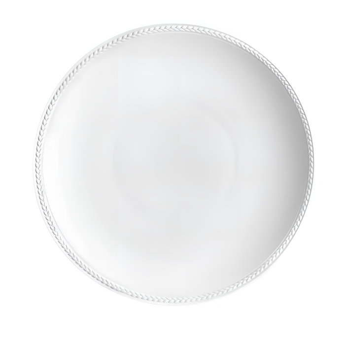 White Soie Tressée Dinnerware Collection