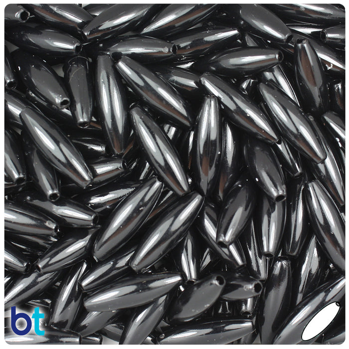 Wholesale Case 19mm Spaghetti Plastic Beads - Opaque